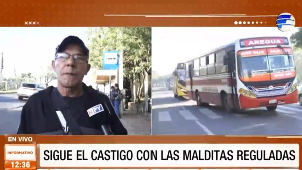 Sigue el castigo con las reguladas de buses