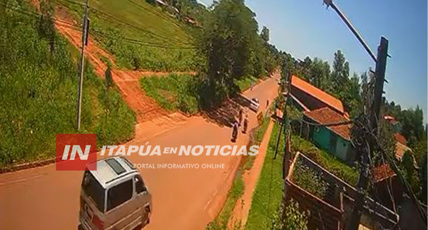 MOTOCICLISTA ES APREHENDIDO TRAS ATROPELLAR A UNA PEATÓN Y FUGARSE