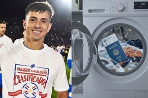 Un lavarropas dejó sin visa a Cubas y lo dejó fuera del amistoso de la Selección Paraguaya ante México