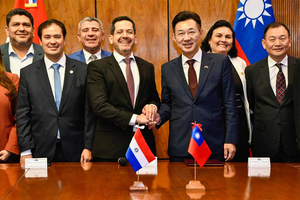 Latorre recibió a vicepresidente del parlamento de Taiwan