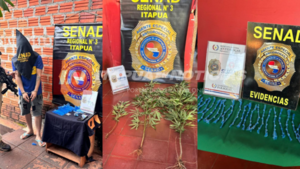 TRES ALLANAMIENTOS DE LA SENAD EN BARRIO SAN PEDRO DEJAN TRES DETENIDOS