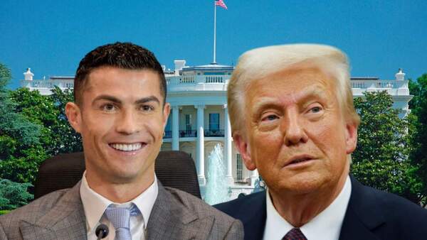 Cristiano Ronaldo se reunió con Donald Trump en la Casa Blanca