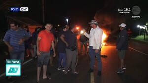 Protestan por falta de energía eléctrica en barrio de Ypacaraí