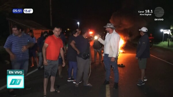 Protestan por falta de energía eléctrica en barrio de Ypacaraí