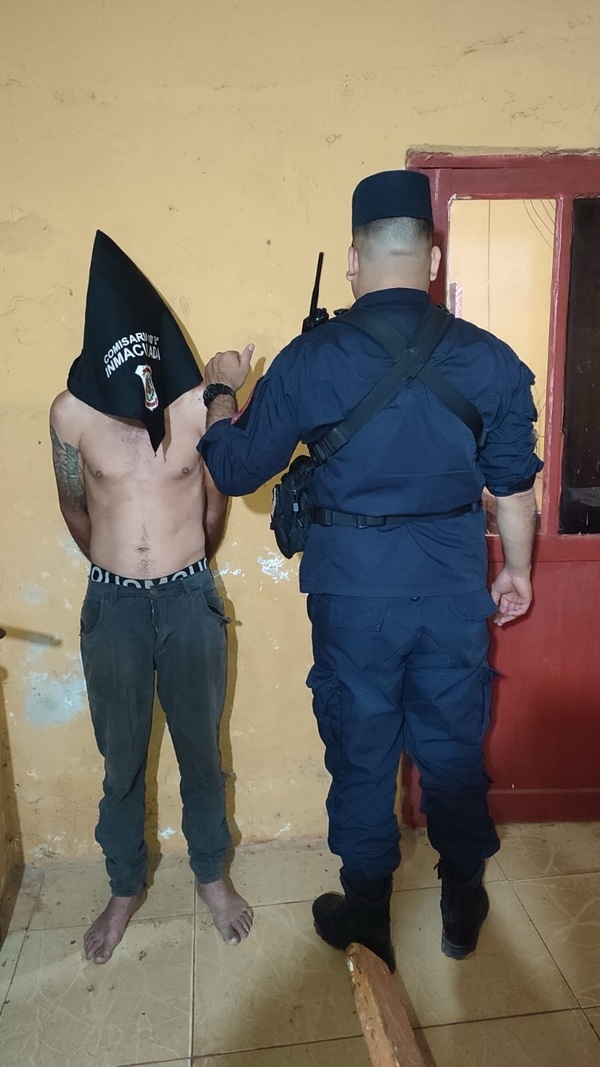 Aprehenden a Hombre por Supuesto Hecho de Violencia Familiar en el Barrio San Roque - Concepción al Día