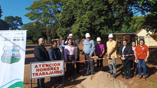 Inicia obras de empedrado en Villa del Parque de Capitán Miranda