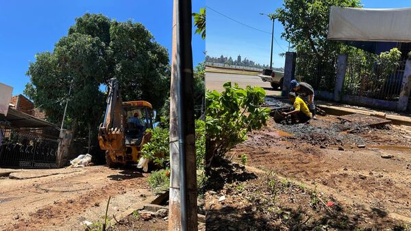 Inician obra de empedrado en la Calle Piche Domínguez del Barrio Pacú Cuá de Encarnación