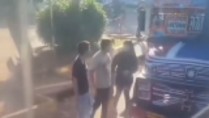 Con una varilla, chofer de la Línea 10’i encaró al del 3’i en Ñemby