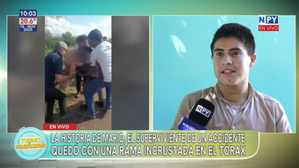 Joven que sobrevivió a un accidente grave se recupera y habla desde su casa