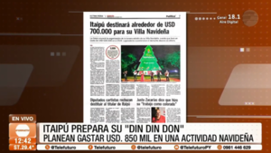 Itaipú gastará casi USD 1 millón en decoración navideña