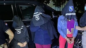 Reina del microtráfico y dos presuntas colaboradoras caen en Caaguazú