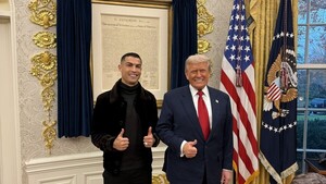 Cristiano Ronaldo se reunió con Trump por la visita del príncipe saudí