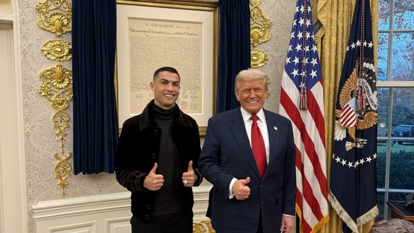 Cristiano Ronaldo se reunió con Trump por la visita del príncipe saudí