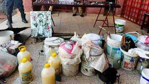 Incautan armas, celulares, drogas y un cuadro de Pablo Escobar durante una requisa en el Cereso