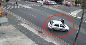 Diario HOY | Criminal: hizo un giro prohibido, atropelló a motociclista y huyó