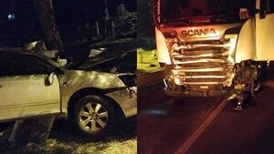 Choque en la Ruta PY06 deja un fallecido en María Auxiliadora