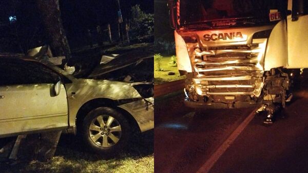 Choque en la Ruta PY06 deja un fallecido en María Auxiliadora