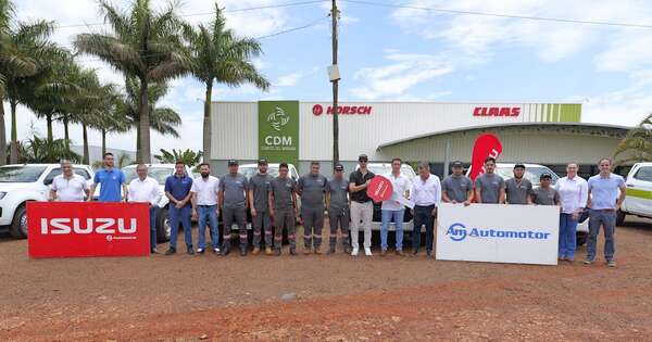 La Nación / Automotor entrega 10 Isuzu D-Max a Campos del Mañana en Santa Rita