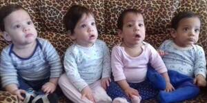 Quintillizos cumplirán 10 añitos y lo celebrarán con un angelito