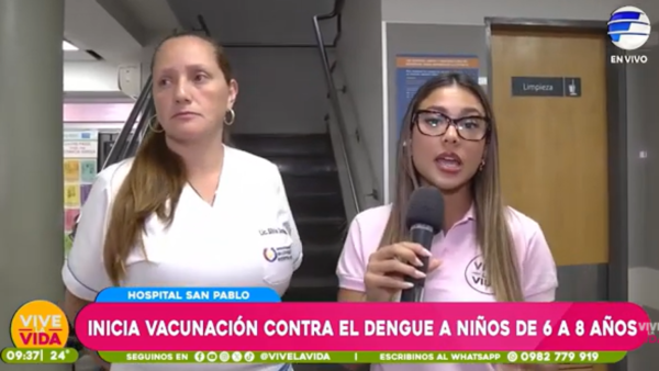 Inicia campaña de vacunación antidengue