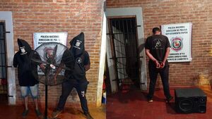Policía de Itapúa recupera objetos hurtados y aprehende a sospechosos en Cambyretá