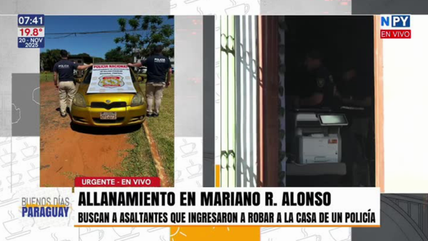 Cae mujer que "contrató" a delincuente para robar en casa de un policía en Luque