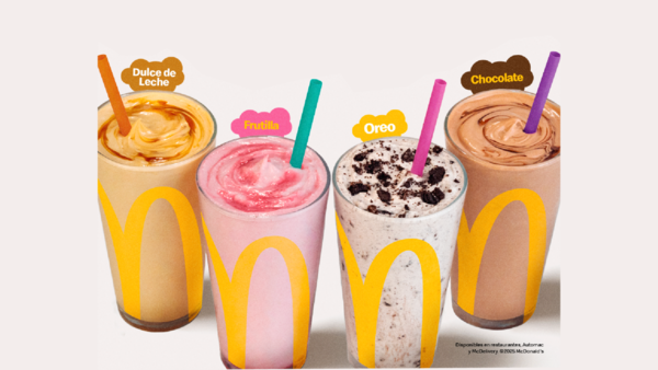 Cuatro nuevos sabores de Milkshakes: McDonald’s amplía su menú