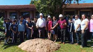 Municipalidad de Capitán Miranda inicia refacción del Salón Multiusos de la Escuela Julián Cabrera