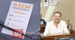 FLORENTIN IMPULSA APROBACIÓN DE SUSPENSIÓN DEL ESTACIONAMIENTO TARIFADO EN ENCARNACIÓN