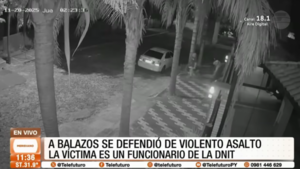 Funcionario de DNIT frustra asalto en San Lorenzo a balazos