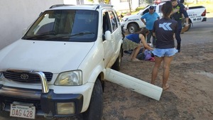 Una adolescente resultó herida tras un choque en la ruta Itapê–Villarrica