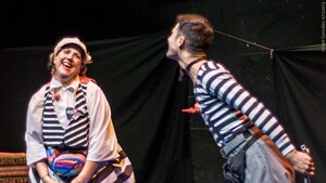 Amor clown Aura Brítez y Carlos Aquino, juntos para todo