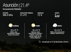 Aumenta la probabilidad de lluvias y tormentas en el Chaco este viernes