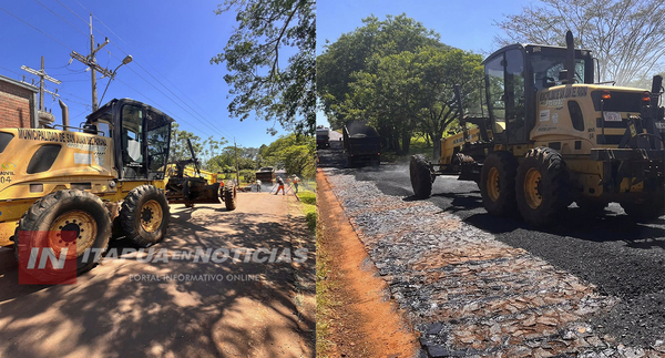 AVANZAN LAS OBRAS DE REGULARIZACIÓN ASFÁLTICA EN EL BARRIO SAN NICOLÁS