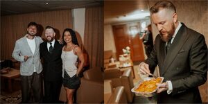 Popular / ¡Pelotero del Ciclón y su doña regalaron sopa paraguaya a famoso conferencista!