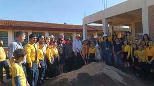 Municipalidad de Capitán Miranda inicia construcción de nuevas aulas en la escuela San José Obrero