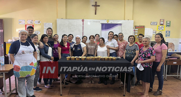 CAPACITACIÓN GASTRONÓMICA DEL GOBIERNO DE ITAPÚA LLEGA A MUJERES EN ENCARNACIÓN