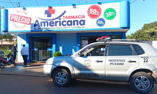 Violento asalto en farmacia de PJC: roban G. 50 millones de una caja fuerte - OviedoPress