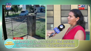 La madre de motociclista atropellado pide justicia: el conductor involucrado huyó del lugar