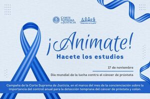 Campaña Noviembre Azul: autoridades judiciales destacan la prevención del cáncer masculino