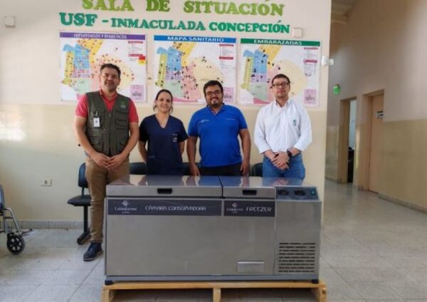 USF de Central refuerzan cadena de frío para vacunas con nuevos refrigeradores