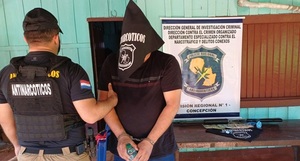 Allanan vivienda en San Alfredo y detienen a un hombre con cocaína, arma de fuego y dinero en efectivo - Concepción al Día