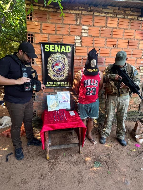 Popular / Desbaratan foco que distribuía drogas en San Ignacio