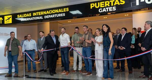 La Nación / Peña inaugura zona de embarque del Silvio Pettirossi y destaca impulso para el turismo
