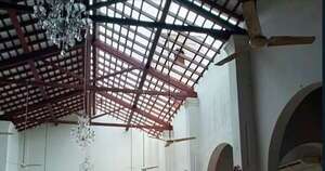 La Nación / Repararon el techo de Domingo Savio