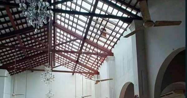 La Nación / Repararon el techo de Domingo Savio