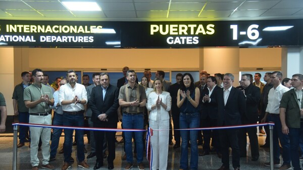 Inauguran el sector norte de embarque del Silvio Pettirossi