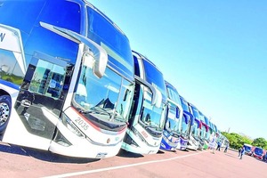 Renovación Flota: 77 buses nuevos en transporte paraguayo