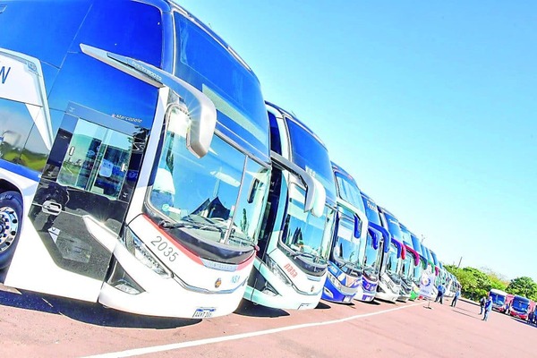 Renovación Flota: 77 buses nuevos en transporte paraguayo