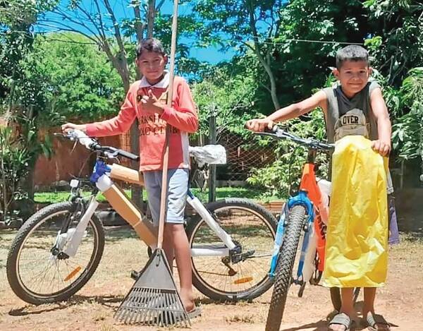 Se adelantaron los Reyes: Desde España llegaron bicis para dos mitã’i